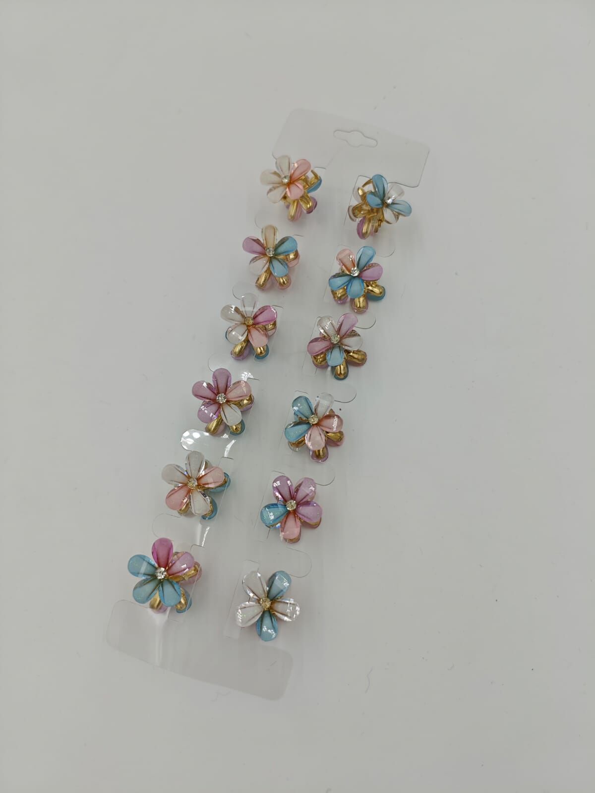 Taşlı Mandal Toka 12li (Adet:10TL)