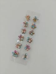 Taşlı Mandal Toka 12li (Adet:10TL)