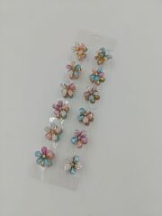 Taşlı Mandal Toka 12li (Adet:10TL)