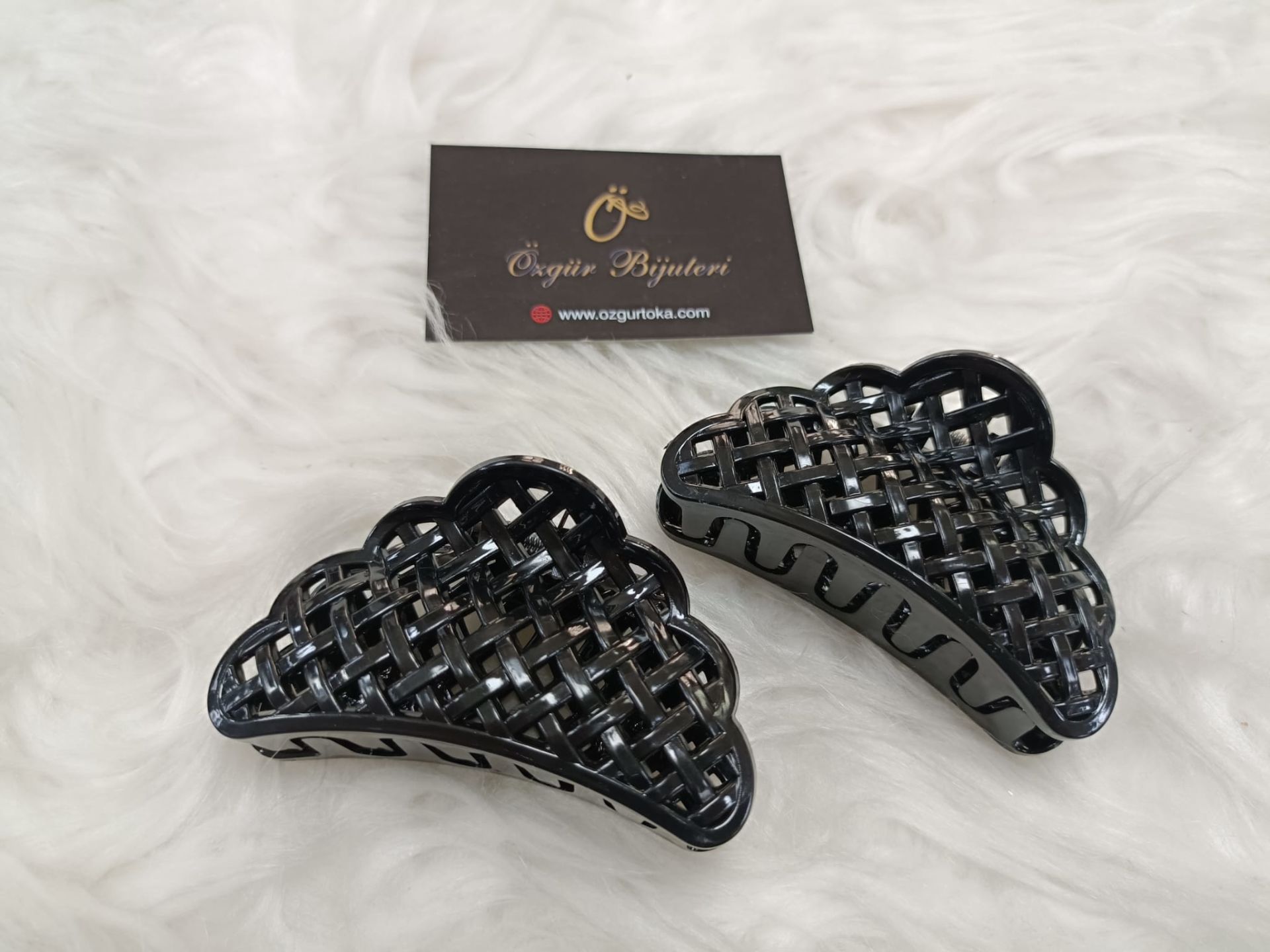Siyah Mandal Toka 12li (Adet:5TL) 6CM