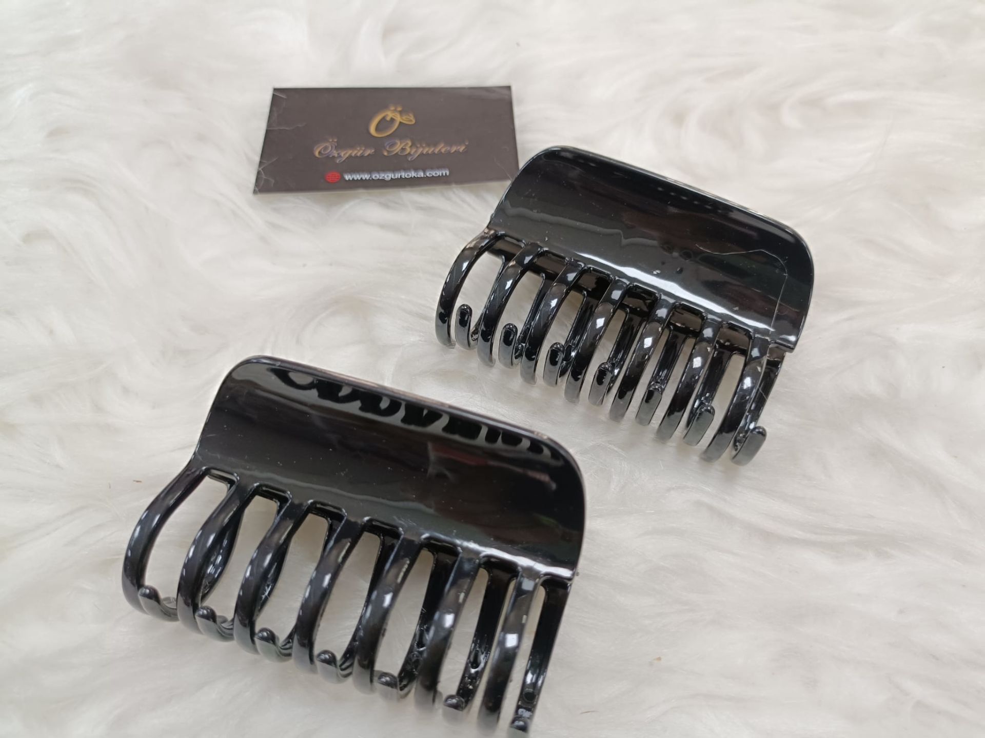 Siyah Mandal Toka 12li (Adet:5TL) 6CM