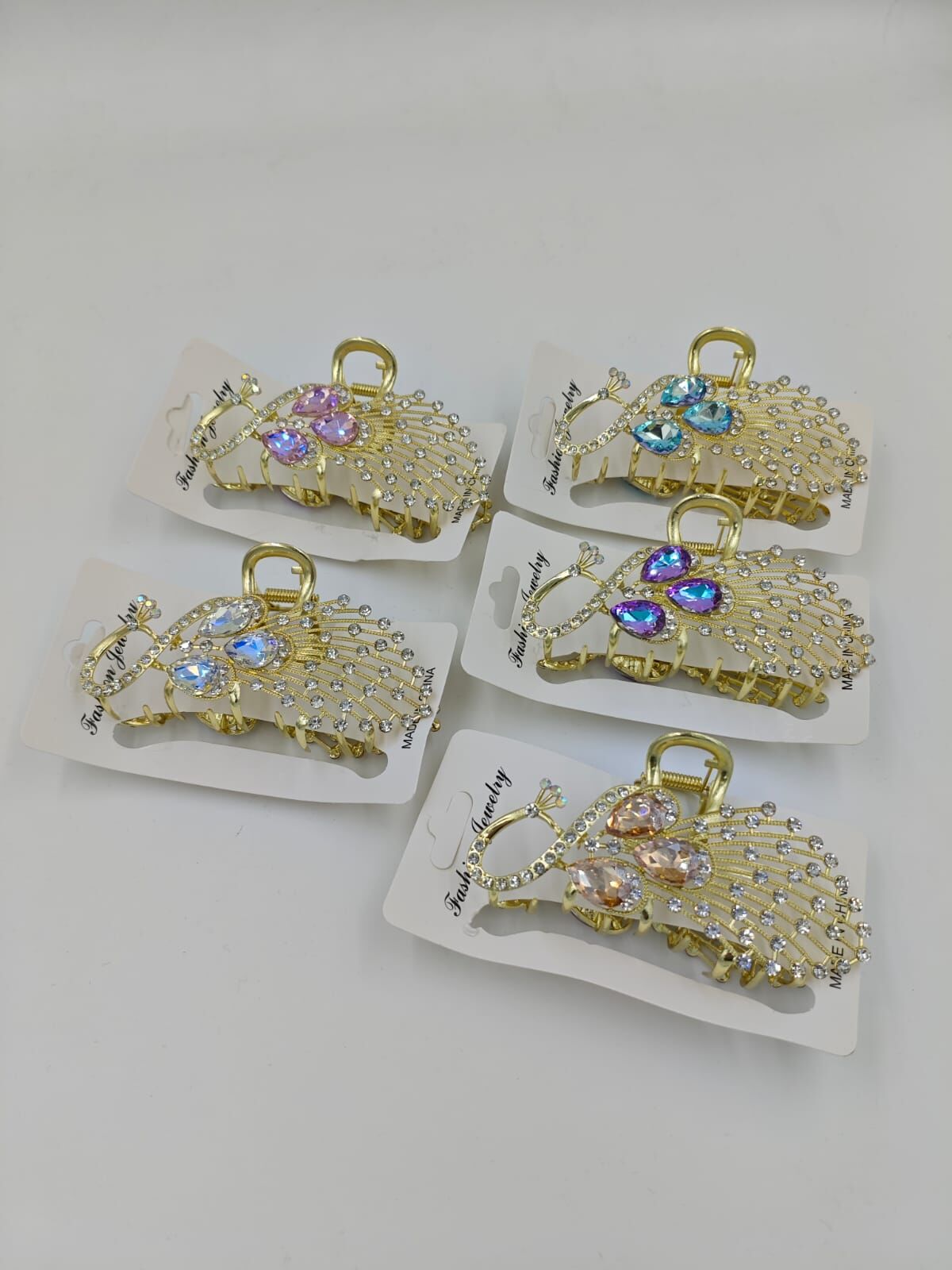 Taşlı Metal Mandal Toka 12li (Adet:75TL)