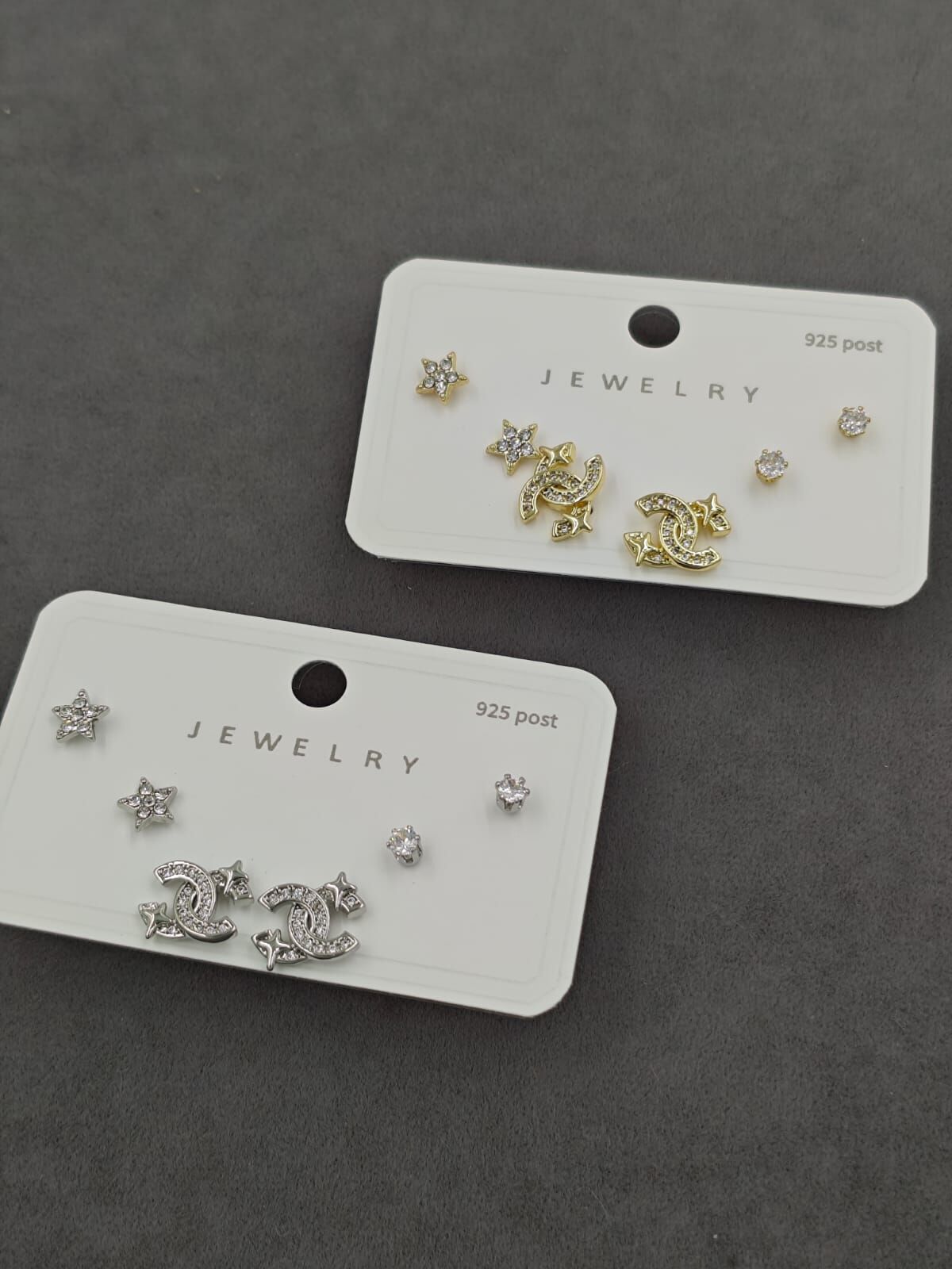 Gümüş Kaplama Set Küpe 12Kart (Kart:65TL)