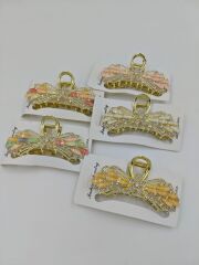 Taşlı Metal Mandal Toka 12li (Adet:75TL)