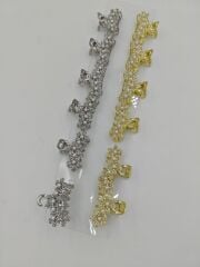 Taşlı Metal Mandal Toka 12li (Adet:25TL)