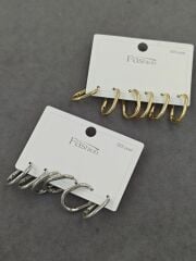 Gümüş Kaplama Set Küpe 12Kart (Kart:65TL)