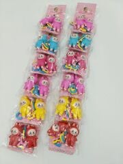 Figürlü Lastik Toka 6Çift (Çift:25TL)