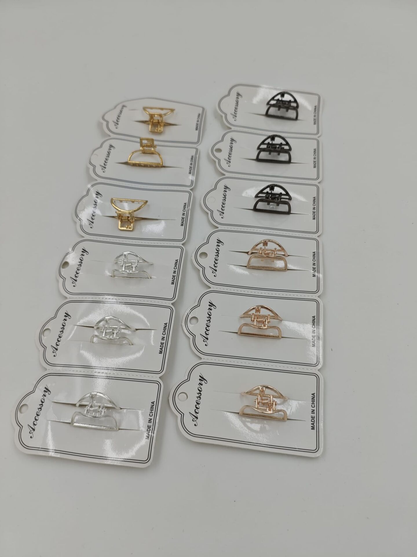 Küçük Boy Metal Mandal Toka 12li (Adet:10TL)