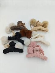 Tüylü Mandal Toka 12li (Adet:30TL)