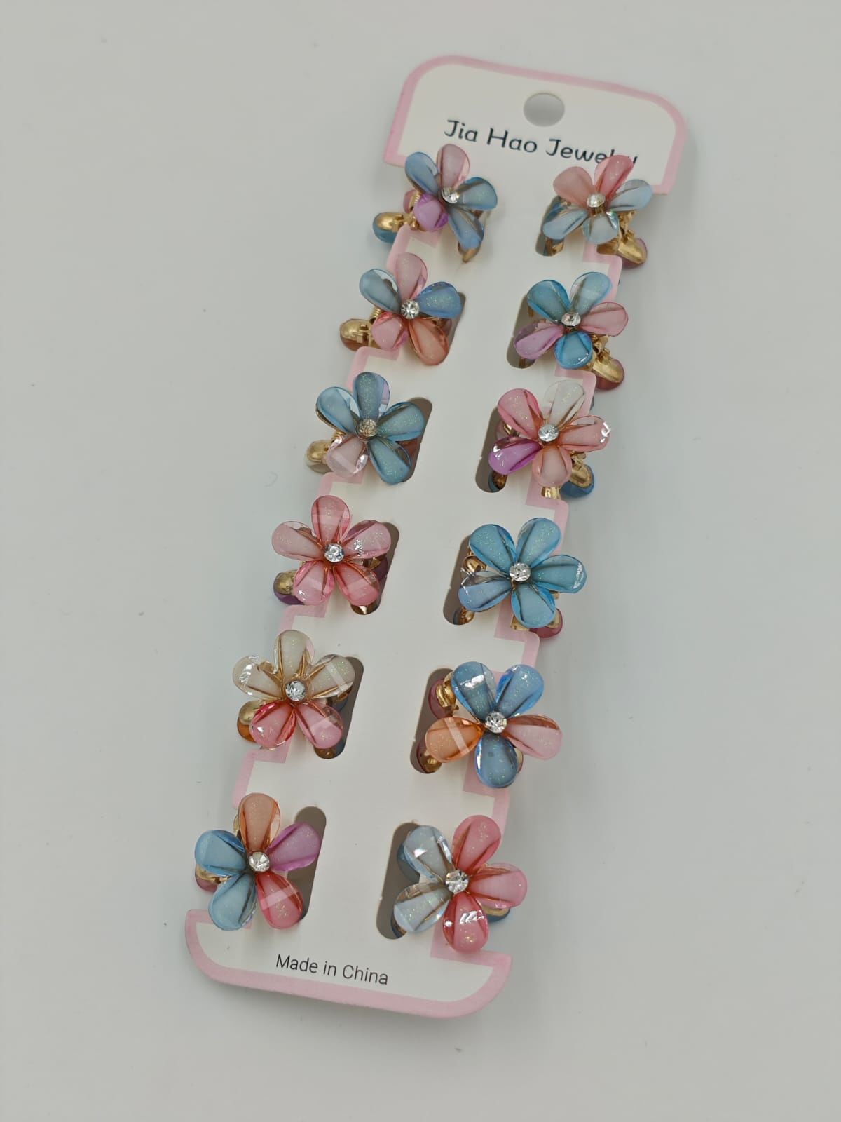 Taşlı Mandal Toka 12li(Adet:10TL)