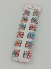 Taşlı Mandal Toka 12li(Adet:10TL)