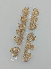 Taşlı Metal Mandal Toka 12li (Adet:25TL)