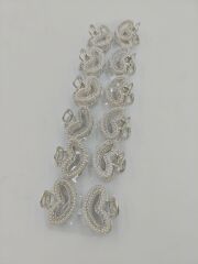 Taşlı Metal Mandal Toka 12li (Adet:25TL)