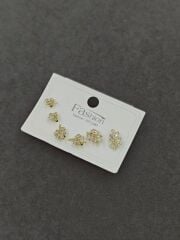 Gümüş Kaplama Set Küpe 12Kart (Kart:65TL)