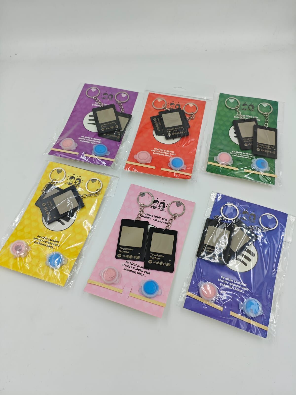 Parmak İzi Anahtarlık Seti 36lı (Adet:40TL)