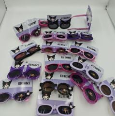 Kuromi Lisanslı Güneş Gözlüğü Standlı 100lü (Adet:100TL)