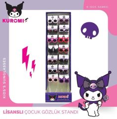 Kuromi Lisanslı Güneş Gözlüğü Standlı 100lü (Adet:100TL)