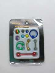 Kutulu Set Piercing Renkli