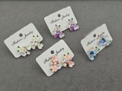 Çiçek Küpe 12Çift (Çift:60TL)