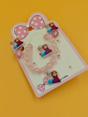 Çocuk Bileklik-Küpe-Yüzük Set 12Kart (Kart:40TL)