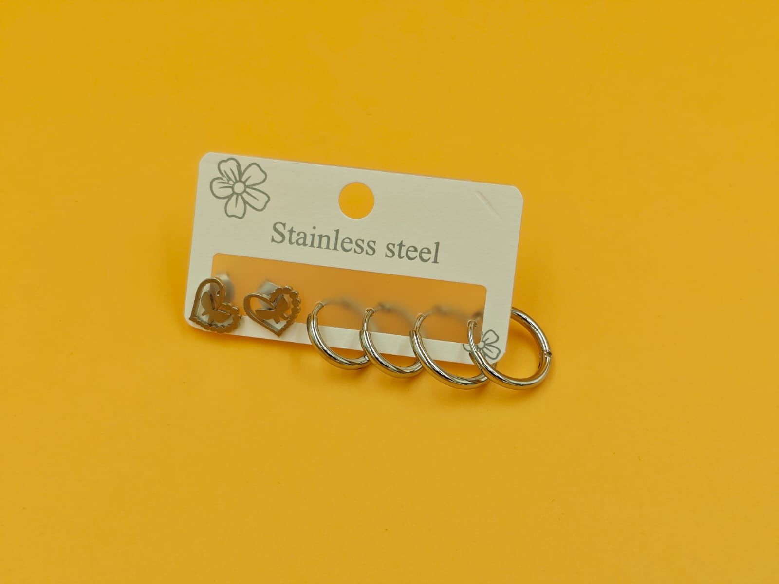 Çelik Küpe Set 12li (Kart:60TL)