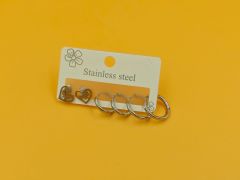Çelik Küpe Set 12li (Kart:60TL)