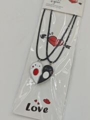 Mıknatıslı Arkadaşlık Kolyesi 12li (Adet:45TL)