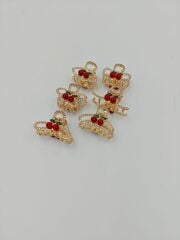 Taşlı Metal Mandal Toka 12li (Adet:25TL)