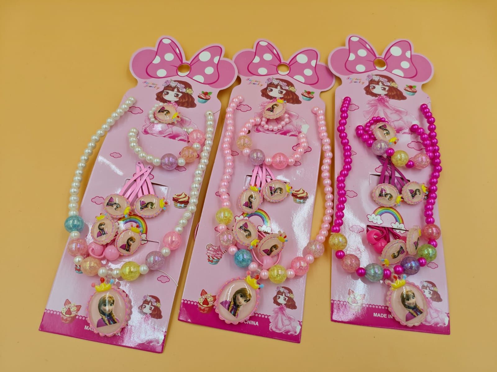 Çocuk Kolye Set 12li (Kart:40TL)
