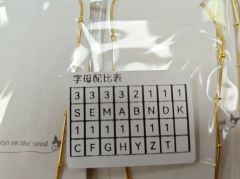 Çift Renk Balon Harf Kolye Çelik 24lü (Adet:70TL)