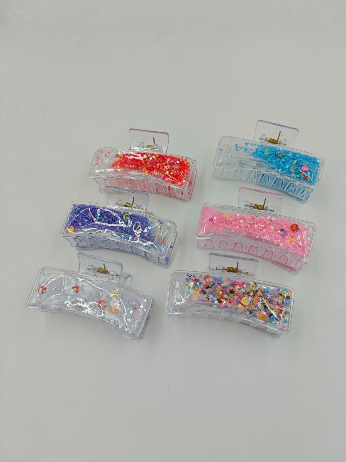 Şeffaf Mandal Toka 12li (Adet:25TL)