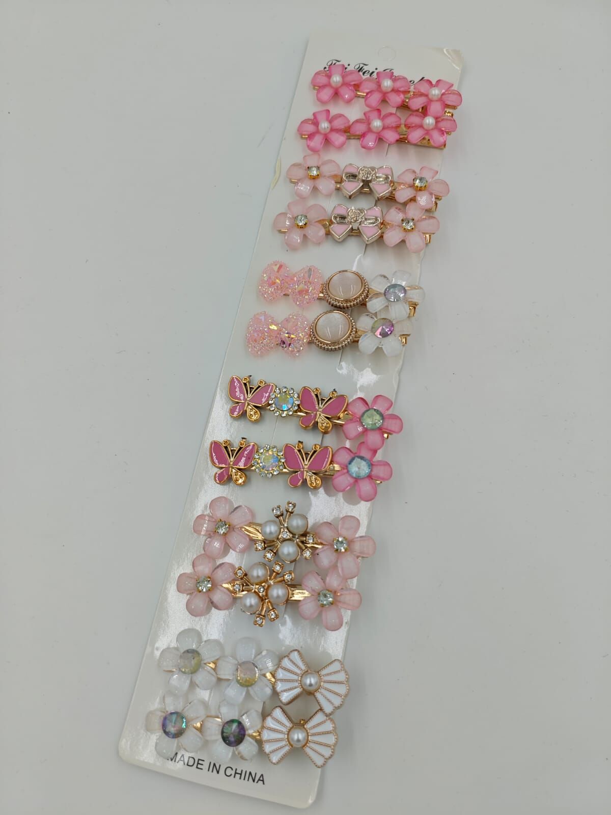 Taşlı Pens Toka 12Çift (Çift:20TL)