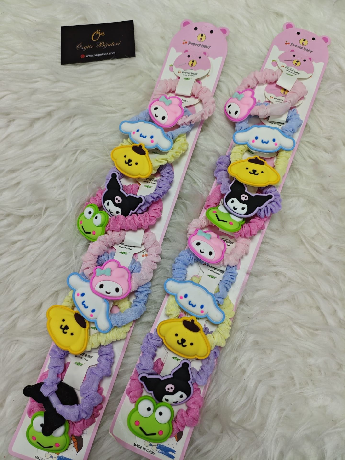 Figürlü Lastik Toka 10 Adet (Adet:15TL)