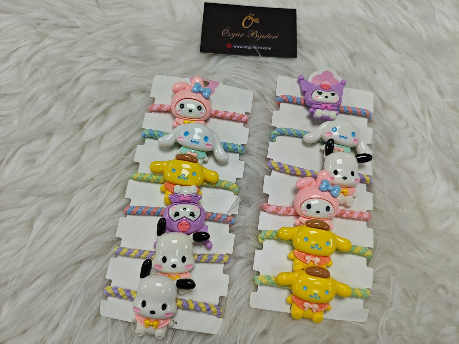 Figürlü Lastik Toka 12Adet (Adet:20TL)
