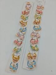 Figürlü Lastik Toka 10Çift (Çift:15TL)