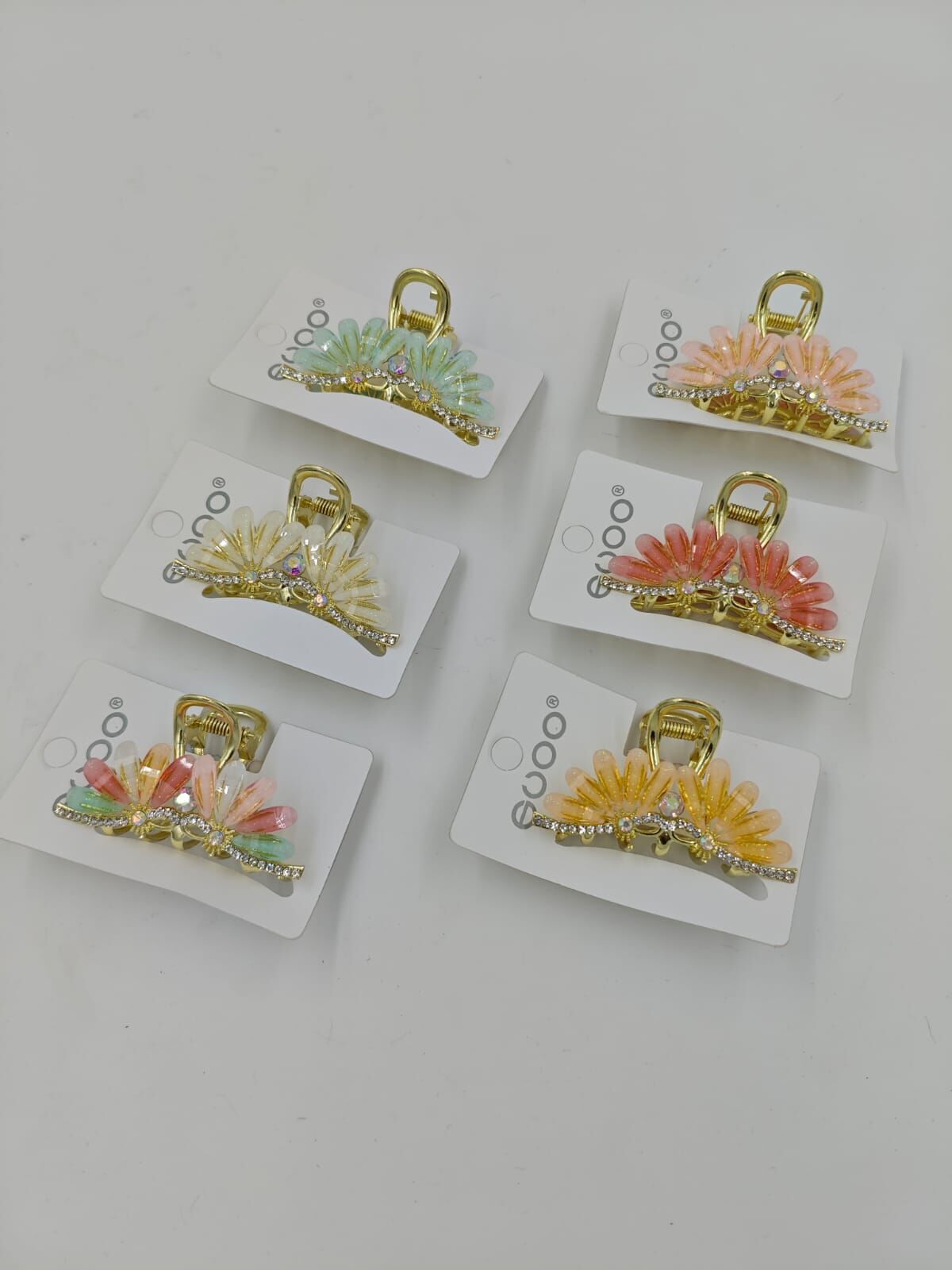 Taşlı Metal Mandal Toka 12li (Adet:60TL)