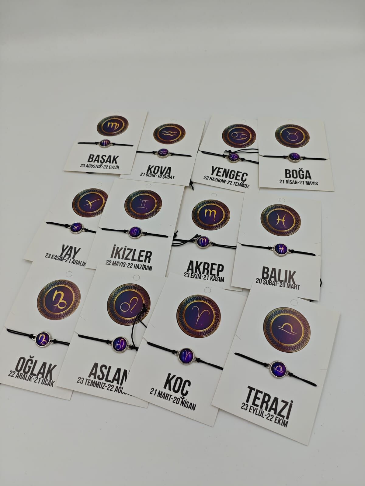 Burç Bileklik 12li (Adet:15TL)