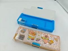 Kalemtıraşlı 2 Kapaklı Kalemlik