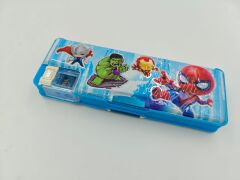 Kalemtıraşlı 2 Kapaklı Kalemlik