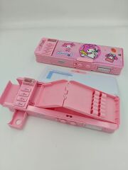 Tuşlu, şifreli, iki kapaklı kalem kutusu