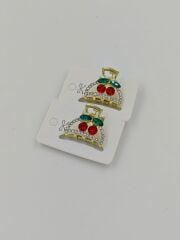 Taşlı Kiraz Metal Mandal Toka 12li (Adet:30TL)