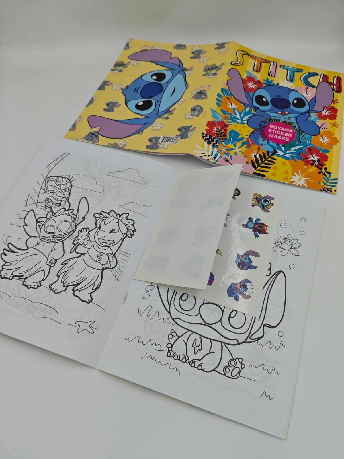 Sticker-Maske-Boyama Kitabı 20li (Adet:15TL)