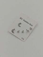 Çelik Set Küpe 12li (Adet:25TL)