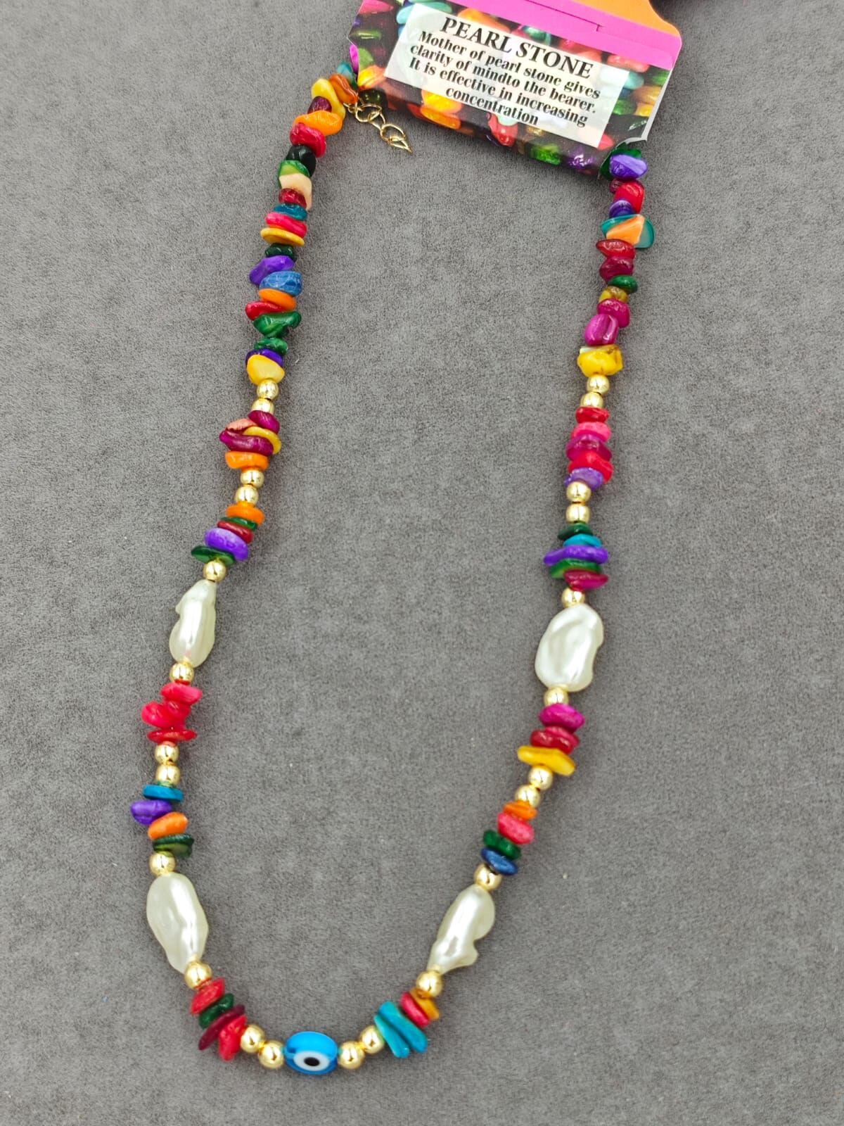 Doğal Taş Kolye 6lı (Adet:50TL)