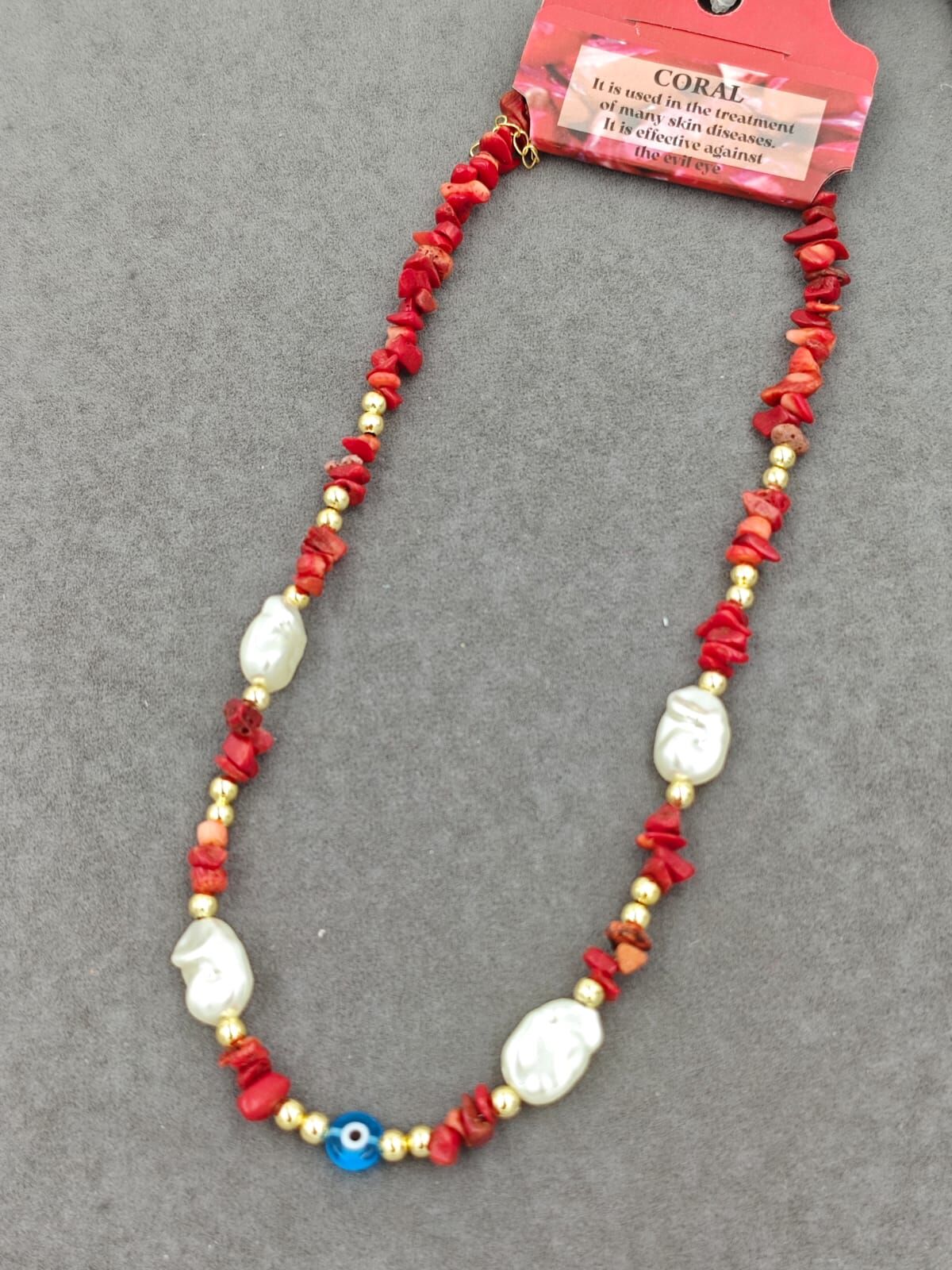 Doğal Taş Kolye 6lı (Adet:50TL)