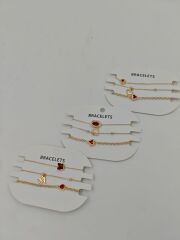 3 lü Bileklik 12Kart (Kart:25TL)