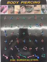 Set Piercing Renkli
