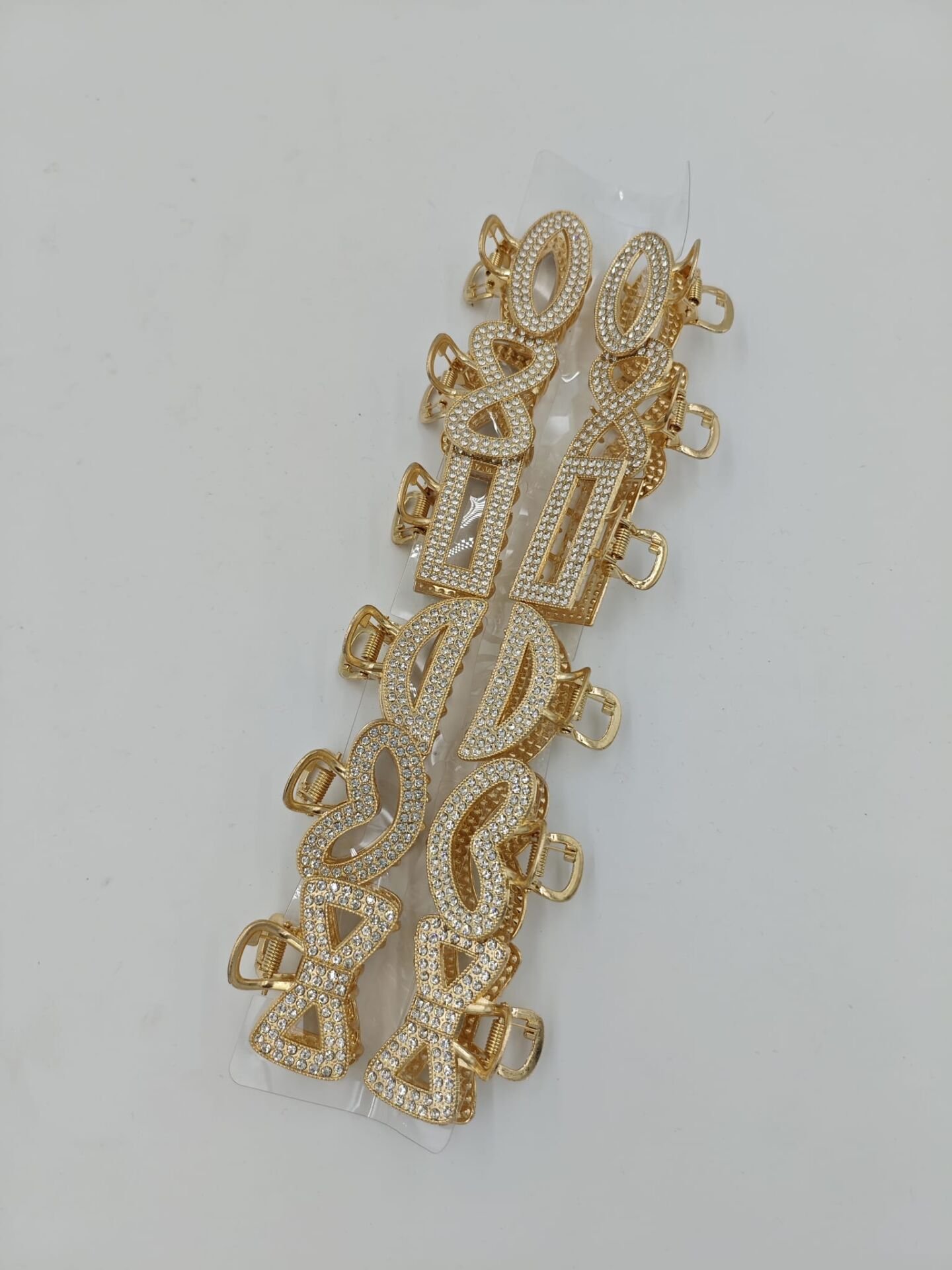 Taşlı Metal Mandal Toka 12li (Adet:25TL)