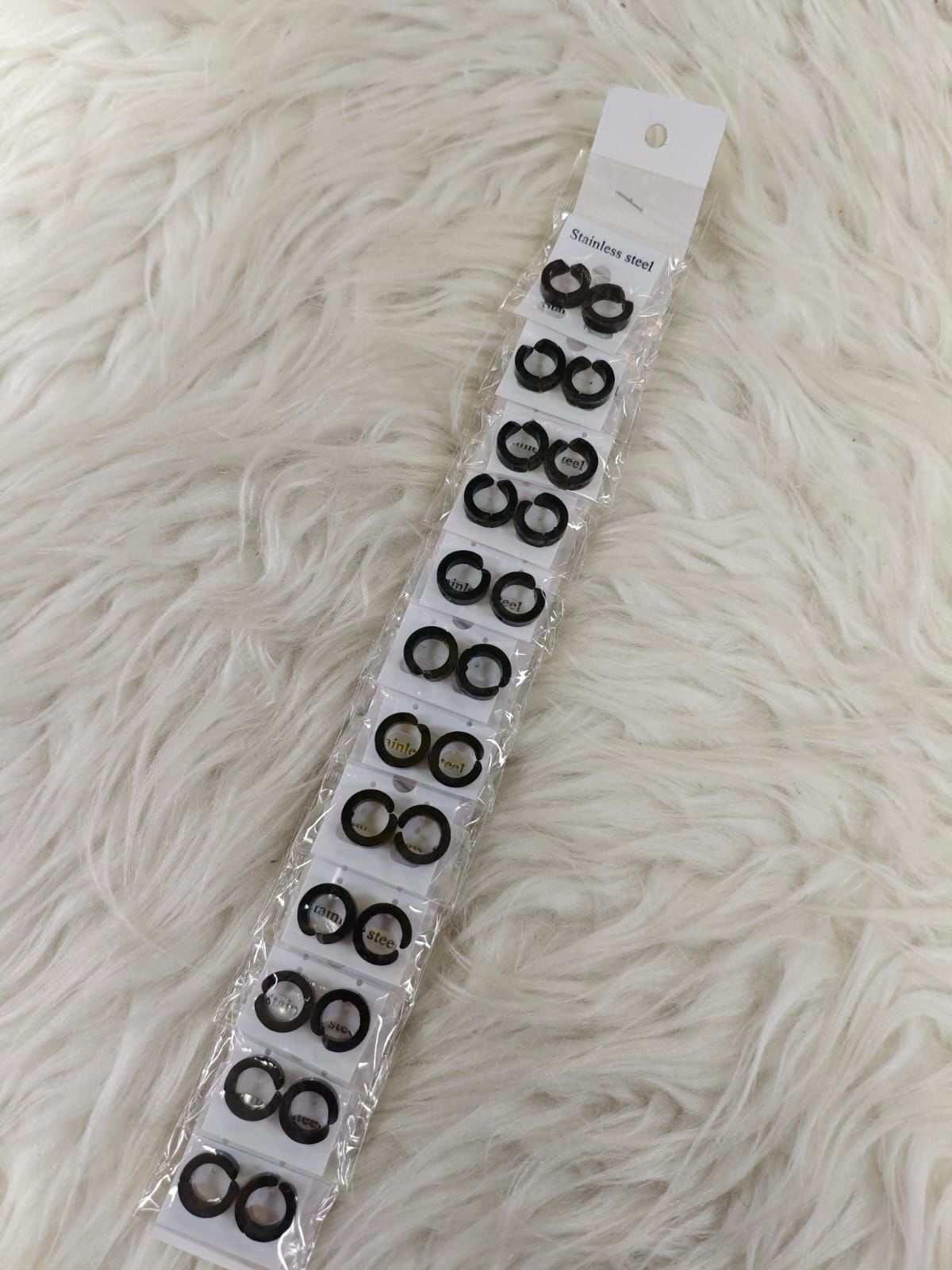 Sıkıştırma Çelik Küpe 12Çift (Çift:25TL)