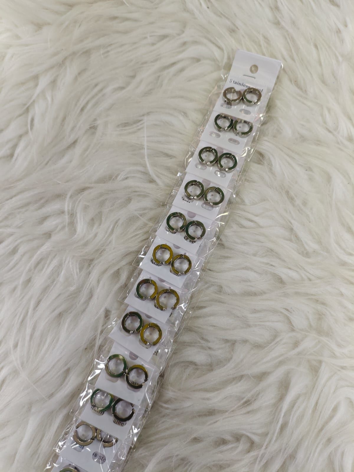 Sıkıştırma Çelik Küpe 12Çift (Çift:25TL)